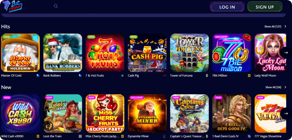 7bit casino games