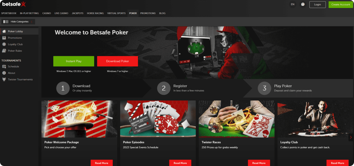 Betsafe Poker