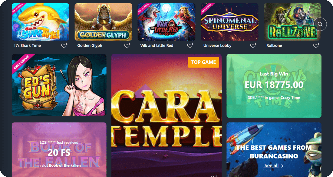 Buran Casino Games