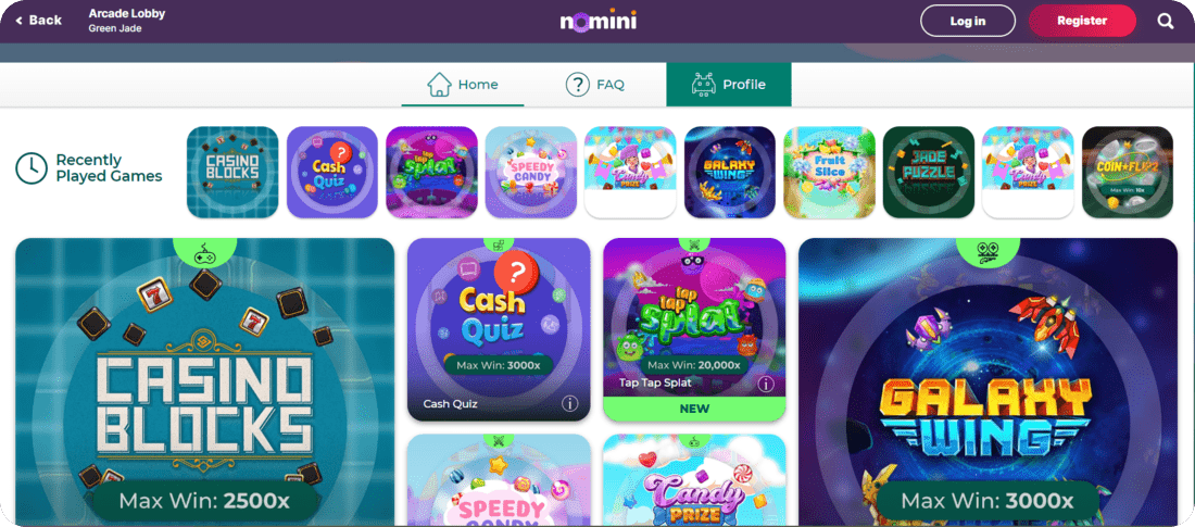 Nomini Arcade Games