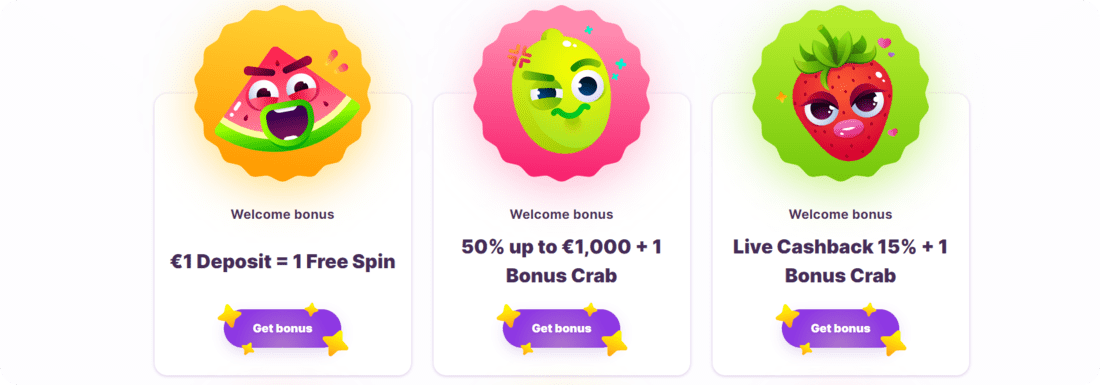 Nomini Casino welcome bonuses