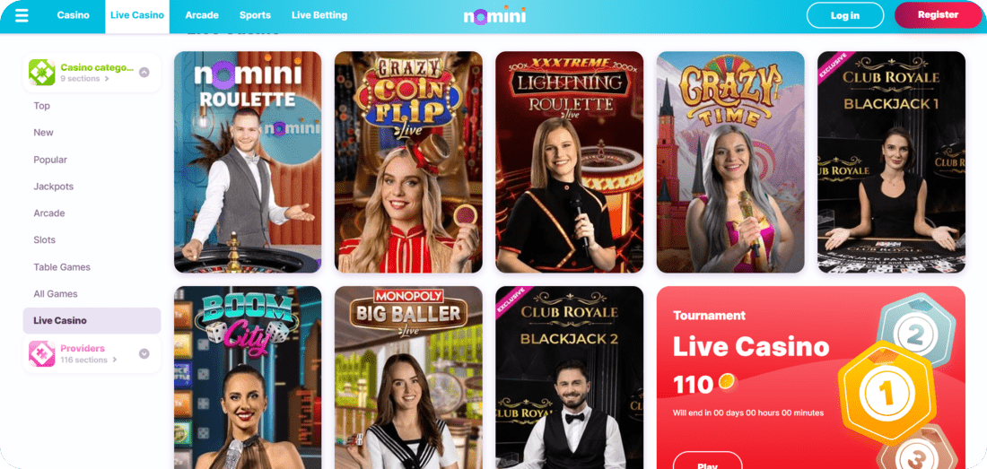 Nomini Live Casino