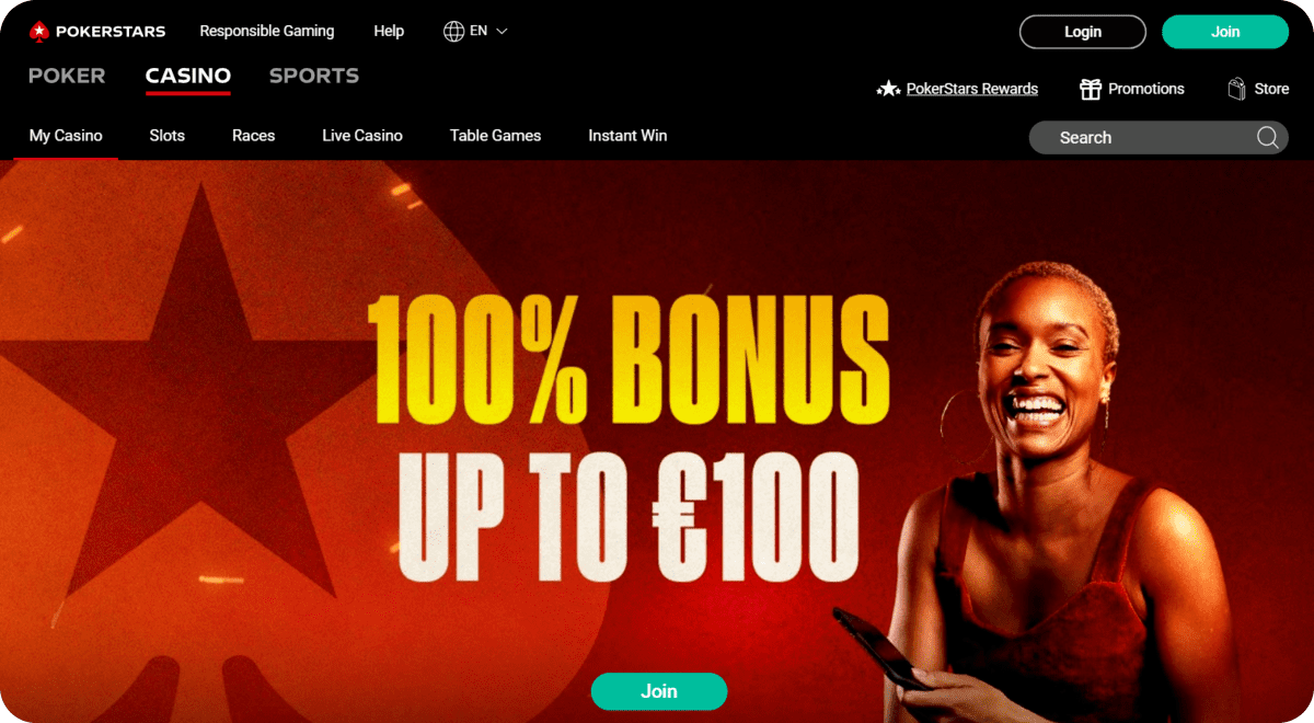 PokerStars Casino Welcome offers