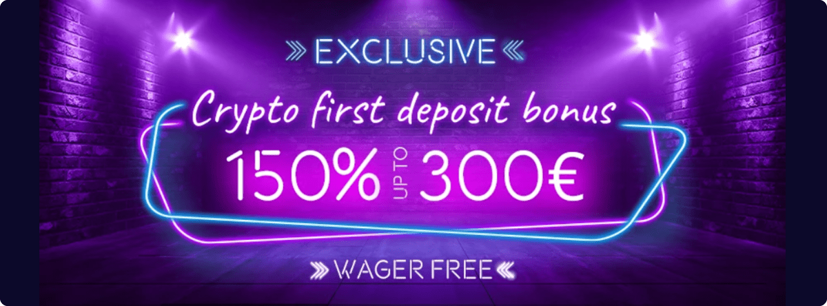 Vegaz Casino Crypto Bonus